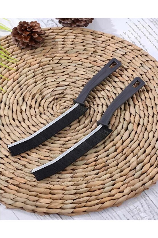 2 ADET Çok Amaçlı Multi İnce Temizlik Fırçası Derz Arası Banyo Mutfak Lavabo Detay Temizleme Fırçası