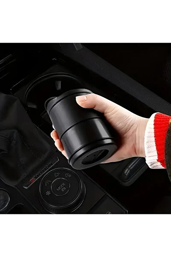 Taşınabilir Oto Araç Içi Mavi Led Işıklı Araba Kül Tablası Oto Küllük (TAŞINABİLİR)