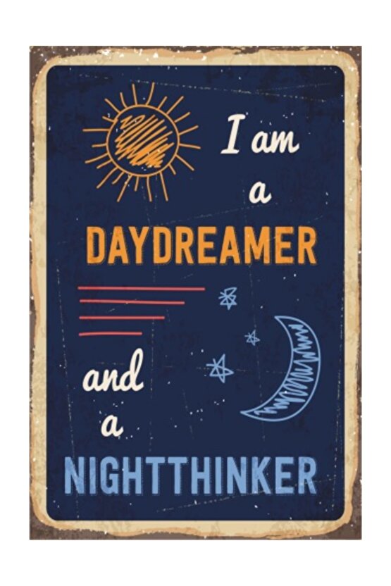 Hayalperest  Retro Vintage Ahşap Poster