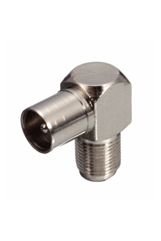 F Dişi - Tv Anten Erkek Çevirici l Tipi Fiş - 10 adet