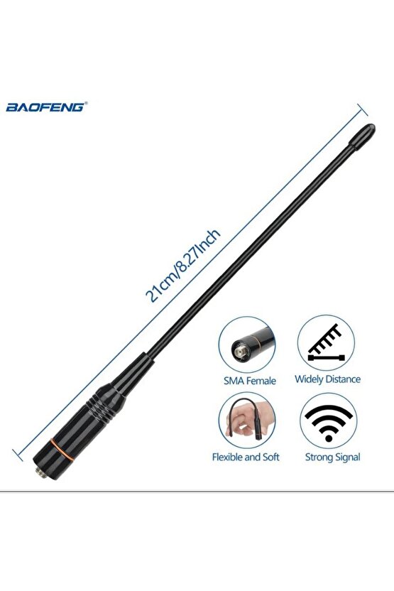 Zastone uv82 5r 888 999 vhf-uhf Dişi 21cm Dual Band Dişi Telsiz Anten