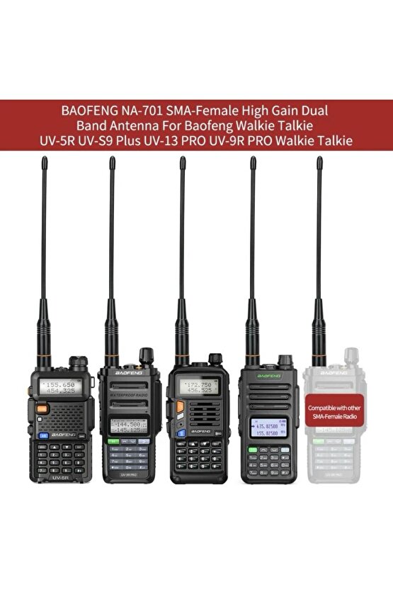 Zastone uv82 5r 888 999 vhf-uhf Dişi 21cm Dual Band Dişi Telsiz Anten