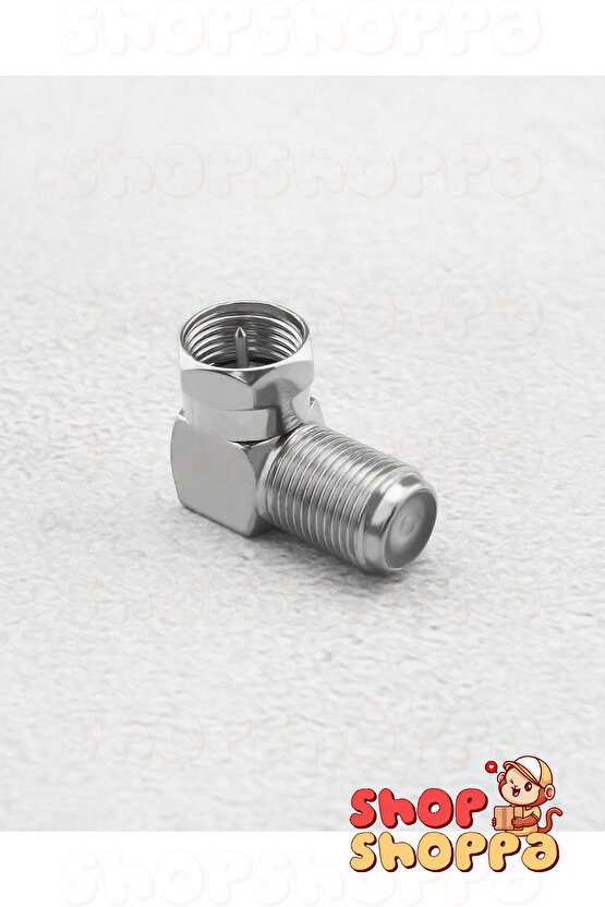 5 ADET 90 Derece F L Konnektör, Uydu Kablosu Ucu, Hızlı F konnektörden F konnektöre L adaptör