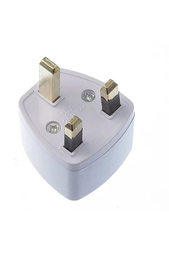 Ingiliz Erkek Fişli Seyahat Adaptörü Ingiliz Amerika Arabistan Umre Fiş Çevirici Priz Dönüştürücü