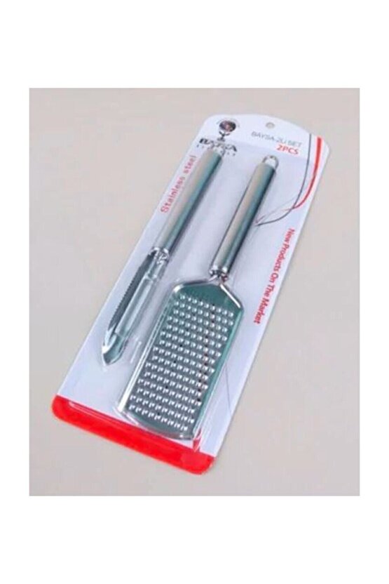 Paslanmaz Çelik Rende Ve Soyacak Peynir Çikolata Zencefil Patates Limon Rende Sebze Soyucu Set Kpf