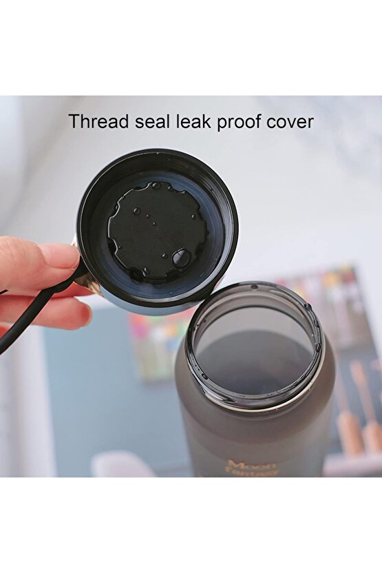 Beyaz 500 Ml Okul Suluğu Taşıma Kulplu Ay Suluk Matara