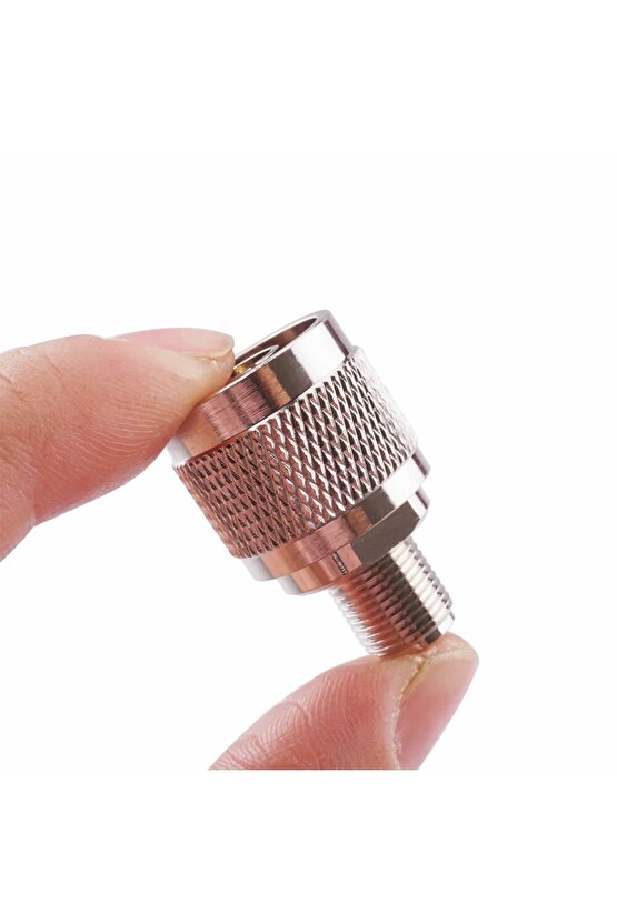 N Tip Erkek To F Tip Dişi Soket Adaptör Konnektör 0-6ghz Rf Wi-fi Anten Fpv Lora Helium Router 4g