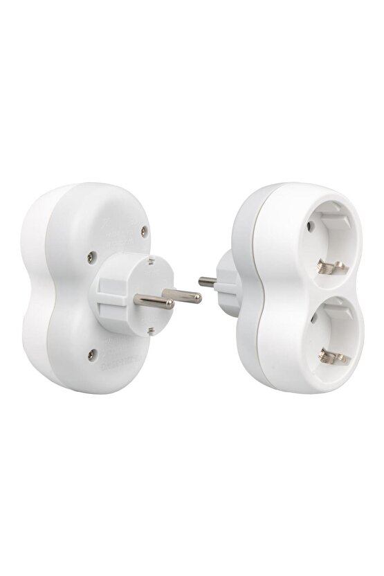 Ve- 2211-3swg A Class 2li Dikey Çoklu Priz (MADE IN MALAYSIA)