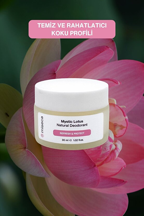 Mystic Lotus Doğal Krem Deodorant 30 ml | Lotus, Paçuli, Akgünlük