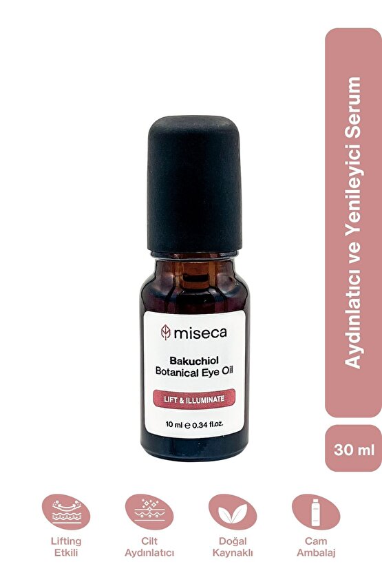 Bakuchiol Botanical Eye Oil 10 Ml Bitkisel Retinol Göz Çevresi Yaşlanma Karşıtı Serum