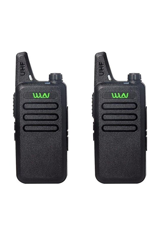 2 Adet Kulaklık Hediyeli Lisanssız WLN Telsiz 16 Kanal El Telsizi AXE1-F3L