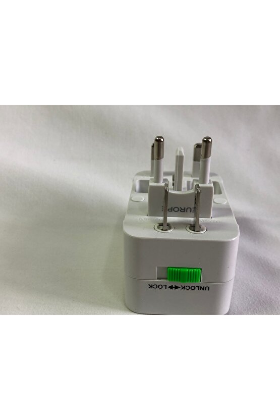 Yurt Dışı Seyahatler İçin Universal Priz Adaptörü – Telefon ve Süpürgeye Uygun