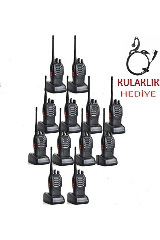 12 Adet Vale Güvenlik Otopark Otel Motel Tatil Köyü El Telsizi 1 Merkez 11 İstasyon