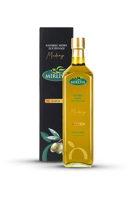 Naturel Sızma Zeytinyağı 1 Lt Cam Şişe