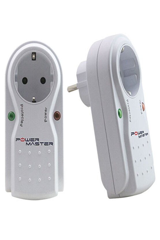 Topraklı Tekli Akım Korumalı Priz Voltaj Koruma Yıldırım Düşmesine Karşı