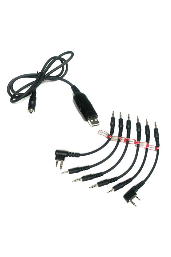 6 Lı Wouxun Yaesu Motorola Icom Wln Telsiz Programlama Kablosu