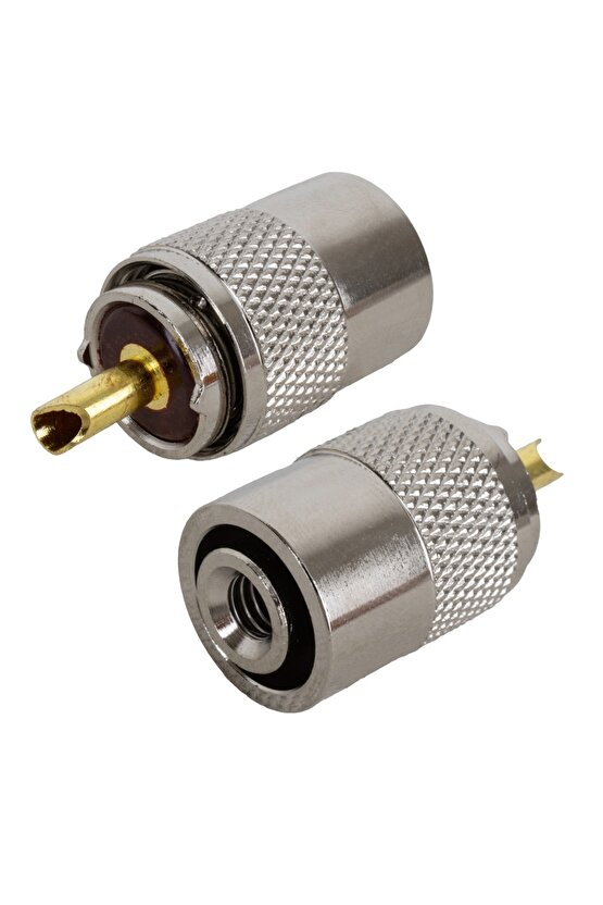 5 Adet Uhf Erkek Rg58 Twiston Konnektör