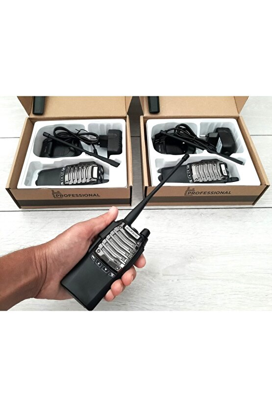 Uv-8d Uv8d Telsiz Yeni Versiyon Chip. 8d Güçlü Kasa. 2000 Mah Pil