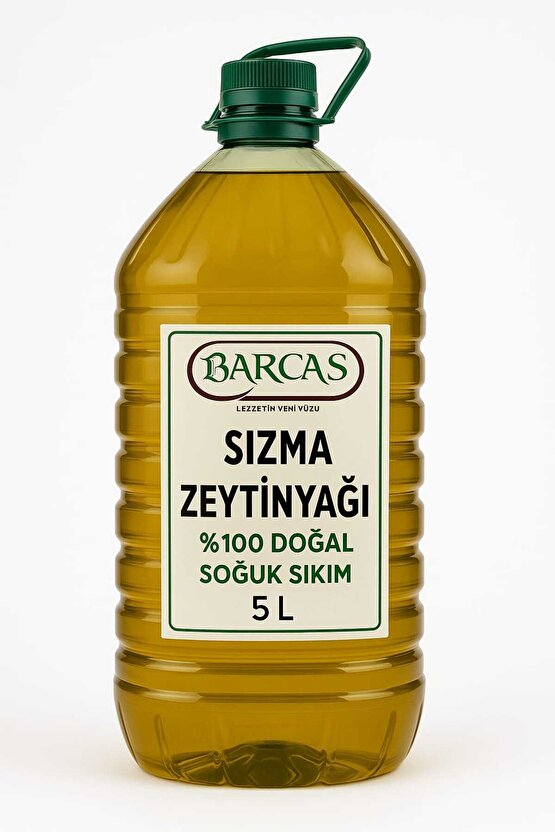 5 LT %100 DOĞAL SOĞUK SIKIM SIZMA ZEYTİNYAĞ