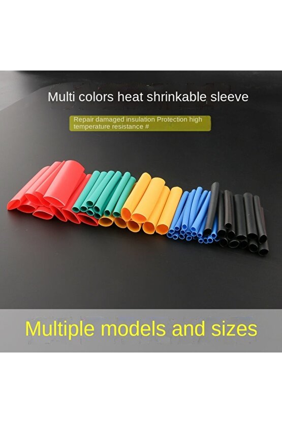 560 Parça Set Isıyla Daralan Makaron Kablo Koruyucu Kılıf