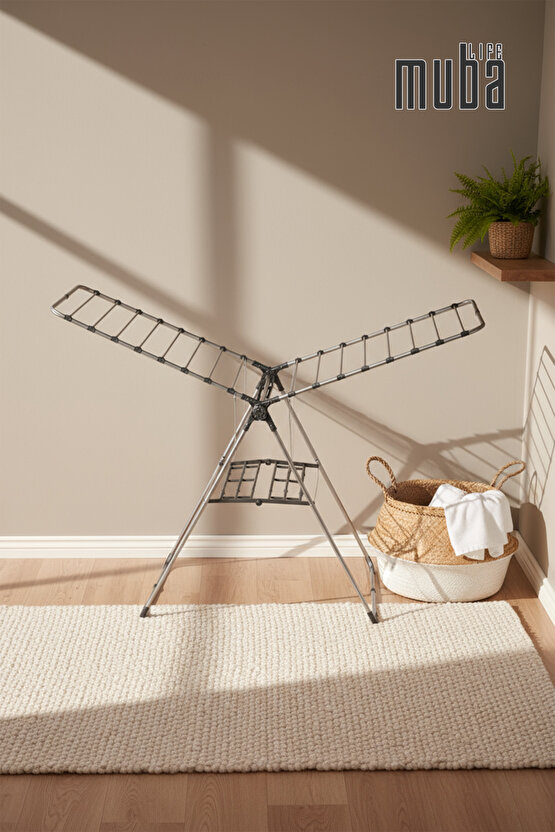 Kurutmalık Kalın Borulu Extra Dayaniklı Çamaşır Kurutma Askısı