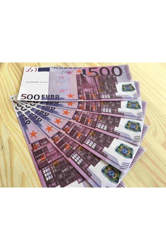Fake 100.000 Euro 2 Deste Düğün Nişan Oyun Parası