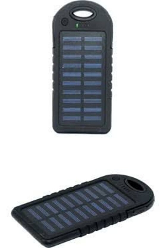 Kamp İçin Uygun Sınırsız Kullanım Solar Enerjili Powerbank 10000 Mah Depolama