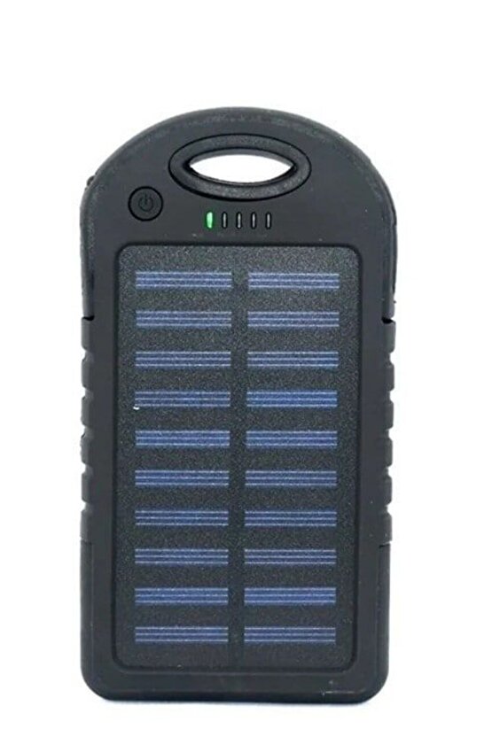 Kamp İçin Uygun Sınırsız Kullanım Solar Enerjili Powerbank 10000 Mah Depolama