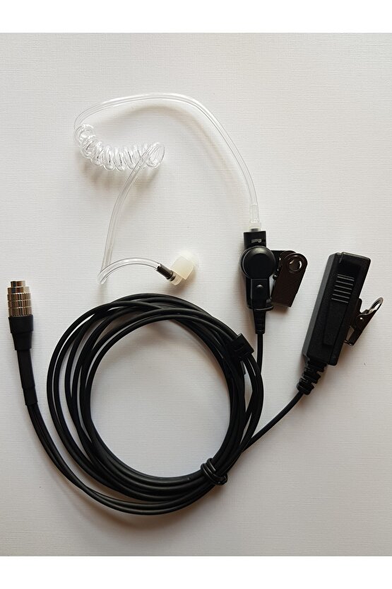 Aselsan 4411 - 4415 - 4711 - 4713 - 4715 Uyumlu Siyah Renk Akustik Avuç Içi Kulaklık Mikrofon