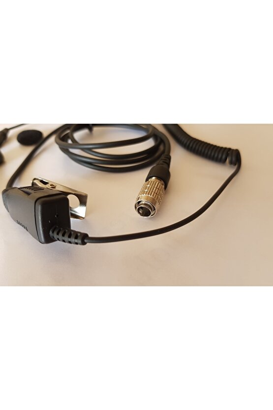 Aselsan 4411 - 4415 - 4711 - 4713 - 4715 Uyumlu Kulak Sarmalı Helezonlu Kulaklık Mikrofon