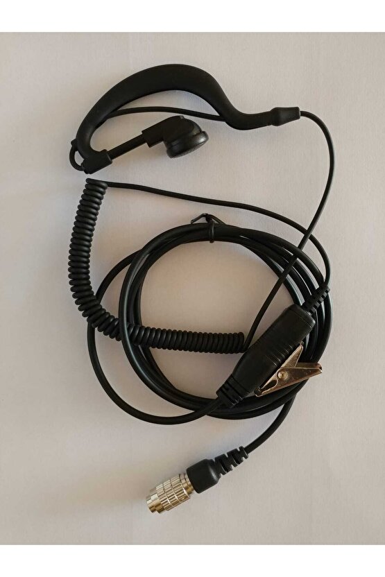 Aselsan 4411 - 4415 - 4711 - 4713 - 4715 Uyumlu Kulak Sarmalı Helezonlu Kulaklık Mikrofon