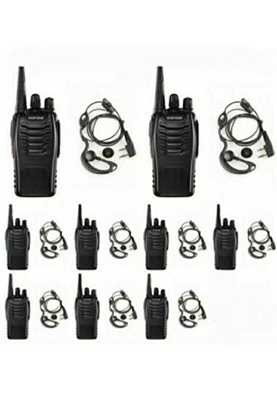 9 Adet Lisans Gerektirmeyen Sağlık Merkezi Eczane Için Zastone Pmr El Telsizi