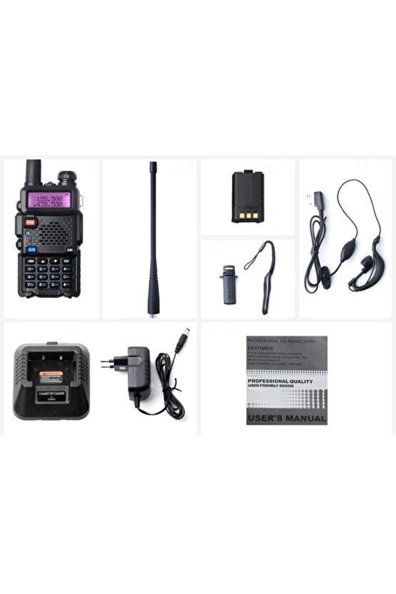 Dual Band Pmr Yüklü Dijital Iletişim Cihazı Telsiz Kulaklık Hediyeli