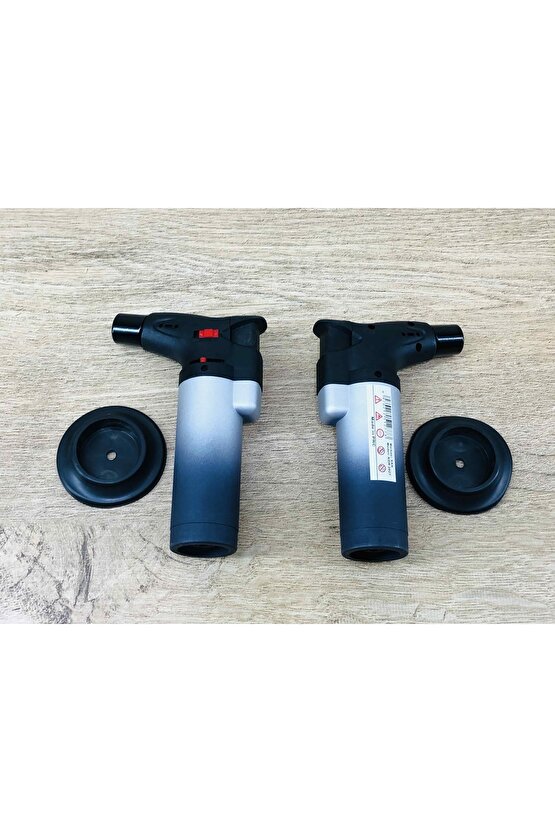 2 Adet Süper Mavi Pürmüz Alevli Alevli Doldurulabilir Pratik Kamp Çakmağı