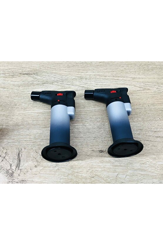 2 Adet Süper Mavi Pürmüz Alevli Alevli Doldurulabilir Pratik Kamp Çakmağı