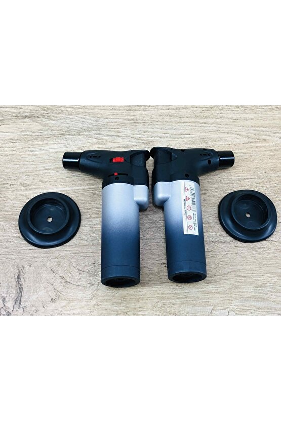 2 Adet Süper Mavi Pürmüz Alevli Alevli Doldurulabilir Pratik Kamp Çakmağı