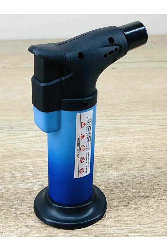 Masa Için Pürmüz Çakmak Mavi Jet Alevli