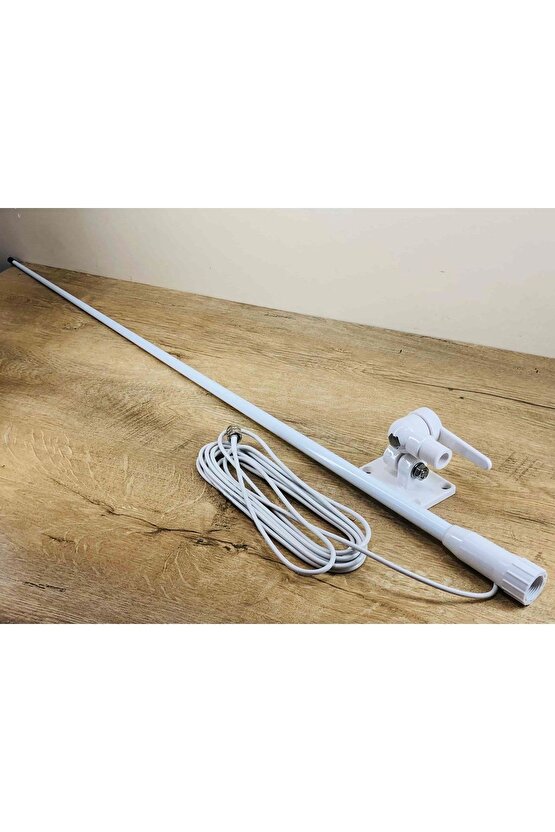 Marin Band Beyaz Fiber Anten Vhf Bandı Deniz Telsizi Anteni Tekne Yat Kayık Katamaran