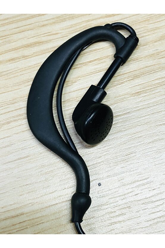 Motorola Hytera Hyt El Telsizi Uyumlu Bas Konuş Siyah Telsiz Kulaklığı