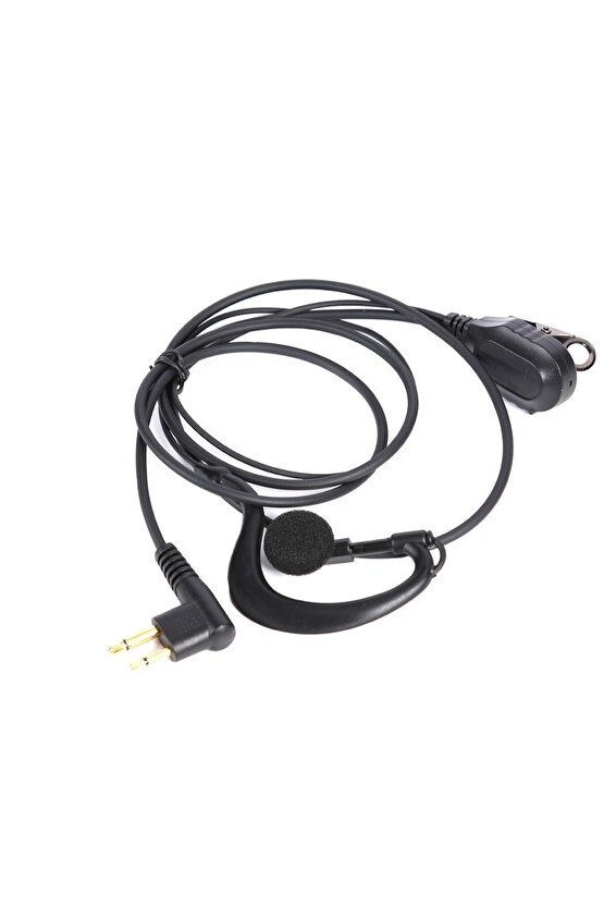 Motorola Hytera Hyt El Telsizi Uyumlu Bas Konuş Siyah Telsiz Kulaklığı