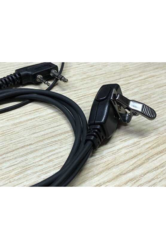 Çift Pinli Hyt Motorola Hytera El Telsizi Için G Tipi Kablolu Telsiz Kulaklık Uyumlu