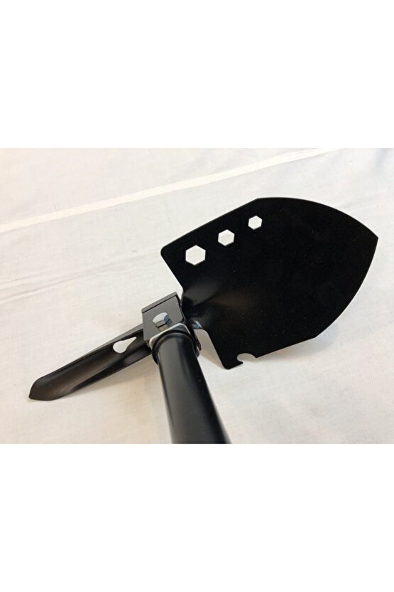 Türk Malı Branda Çantasında Bahçe Bağ Çapalama İçin Katlanır Kürek Çekiç Çapa Seti