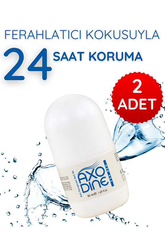 Anti-perspirant Roll On Erkekler Için Ter Kokusu Önleyici Lekesiz Koruma 50 ml X 2 Adet