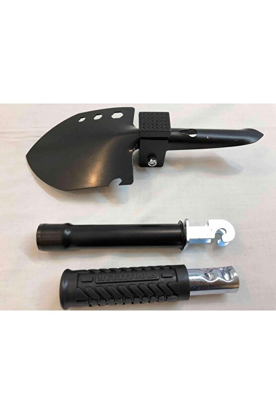 Paslanmaz Çelik Çekiç Çapa Kürek Seti Katlanabilir Özel Tasarımlı Kemere Takılan Taşıma Çantası