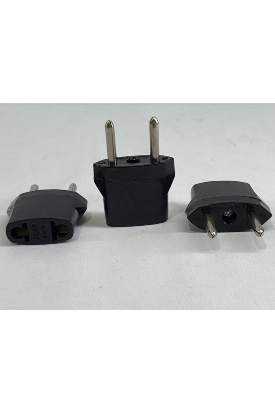 3 Adet Amerikan Tipi Priz Dönüştürücü Fiş Çevirici Adaptörü Türk Ve Avrupa Ya Dönüştüren Aparat