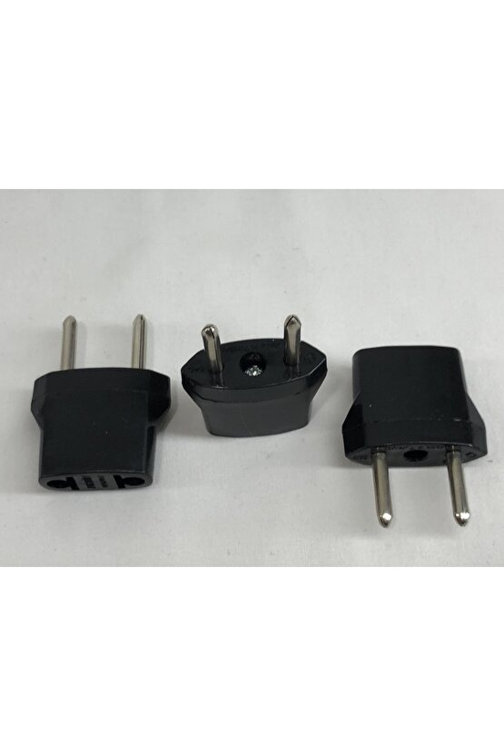 3 Adet Amerikan Tipi Priz Dönüştürücü Fiş Çevirici Adaptörü Türk Ve Avrupa Ya Dönüştüren Aparat