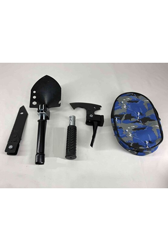 Pratik Katlanabilir Kamp Karavan Avcılar Için Süper Çelik Set Kürek Testere Çapa Çekiç Gazoz Açacağı