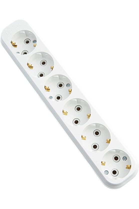 Eko 6 Lı Toprraklı Grup Priz Klemensli Makel