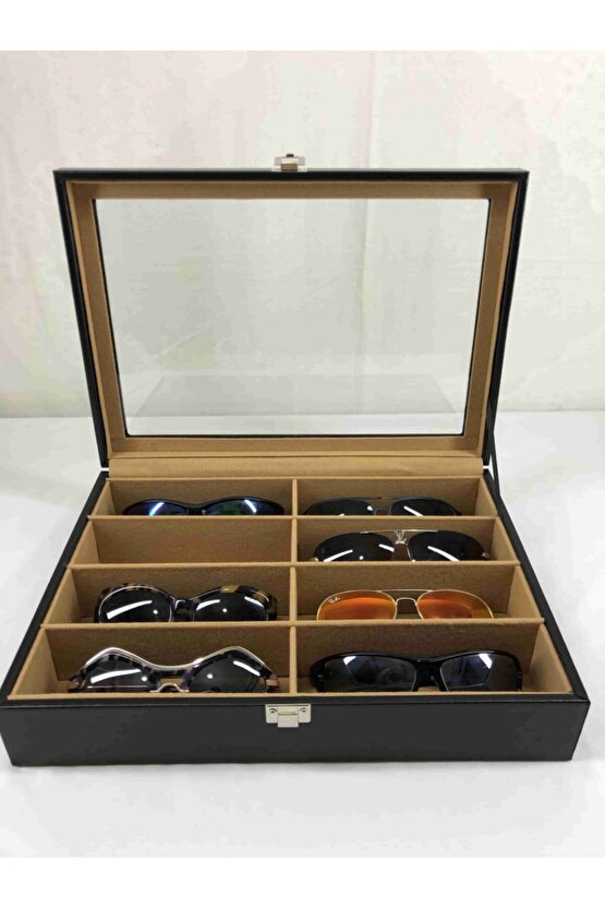 Yerli Üretim El Yapımı 8li Gözlük Kutusu