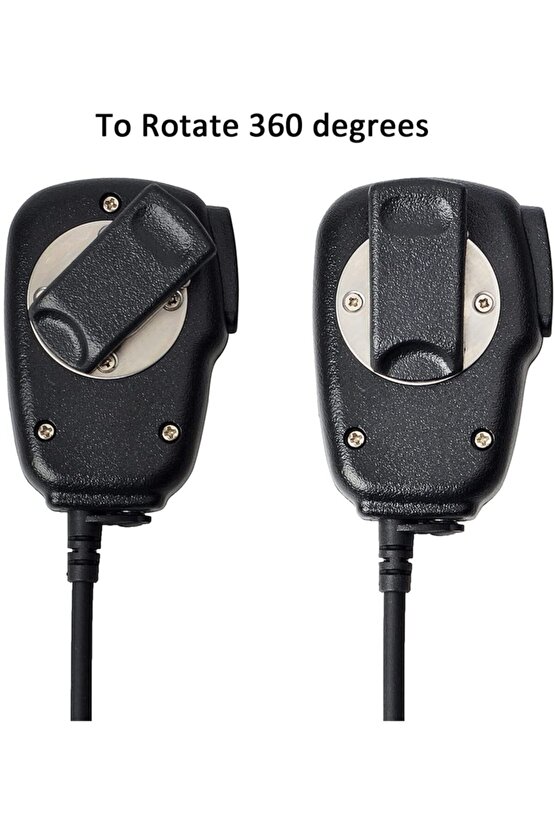 Su Geçirmez El Telsiz Plastik Mikrofon Tc-1000 Pmr Band Uhf El Telsizi Için Yaka Mikrofonu